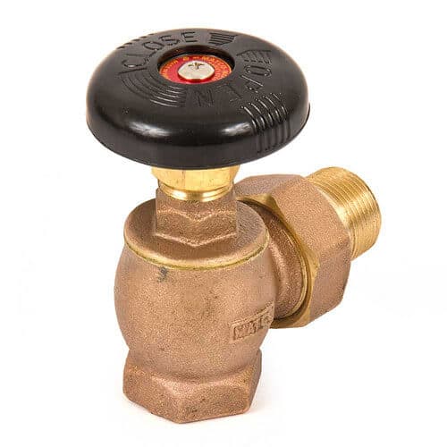 1" Radiator BARV Angle Valve (FIP x Male Union) BARV Part# BARV-1000 - Image 3