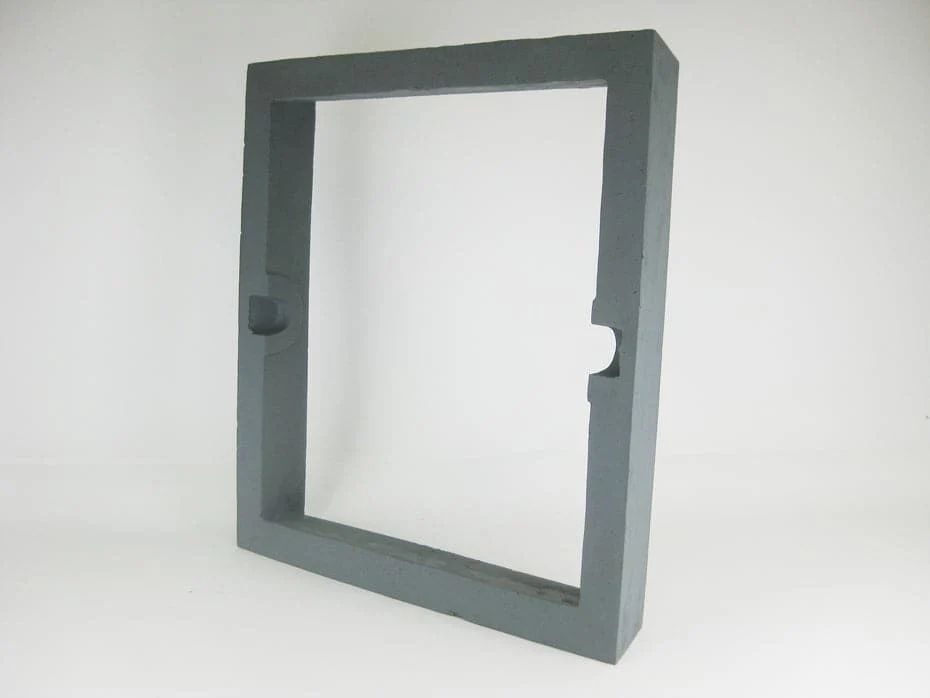 12" X 14" Baker Dump Grate Frame, Cast Iron- PG12X14F