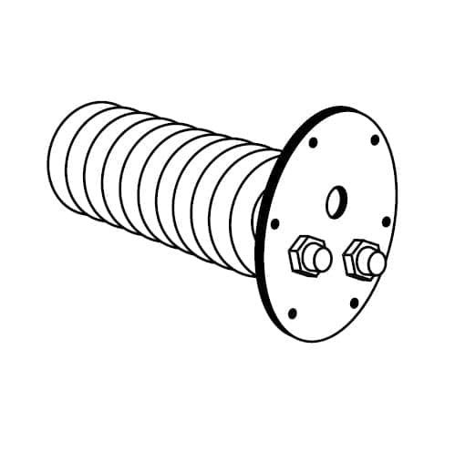 17-18-70-101-109-209-300 SERIES - National US Boiler - T Coil - 7-1/4" DIA - 6 BH _ (104-X)