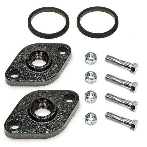 3/4" 15/26 Iron Pump Flange Pair (NPT) Grundfos 519601
