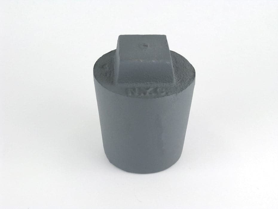 3" Drive-In Boiler Cast Iron Tube Plug
