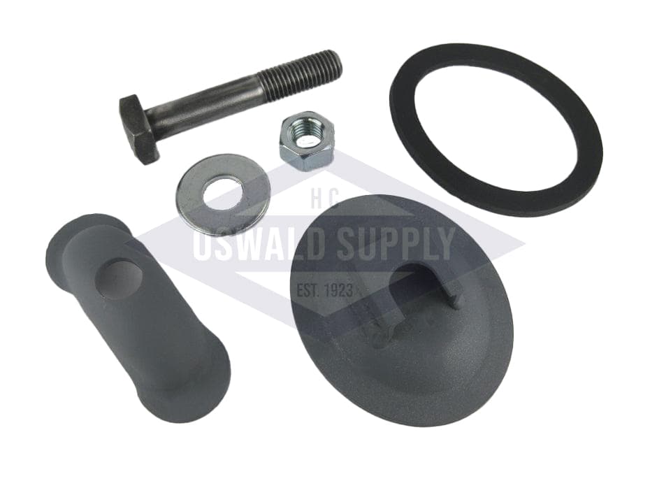 3" X 4", Elliptical, Handhole Plate Assembly, less Ring.