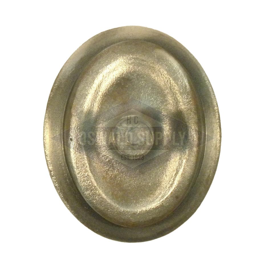3 x 4, Forged Steel, Elliptical, Curved 14R. Handhole Plate Only - Image 3
