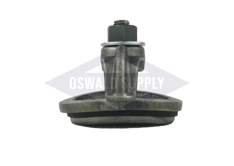 3 X 4, Forged Steel, Integral Bolt, Elliptical, Curved 15R. Handhole Assembly, with Patch Plate, 10-15 Horse Power - Image 2