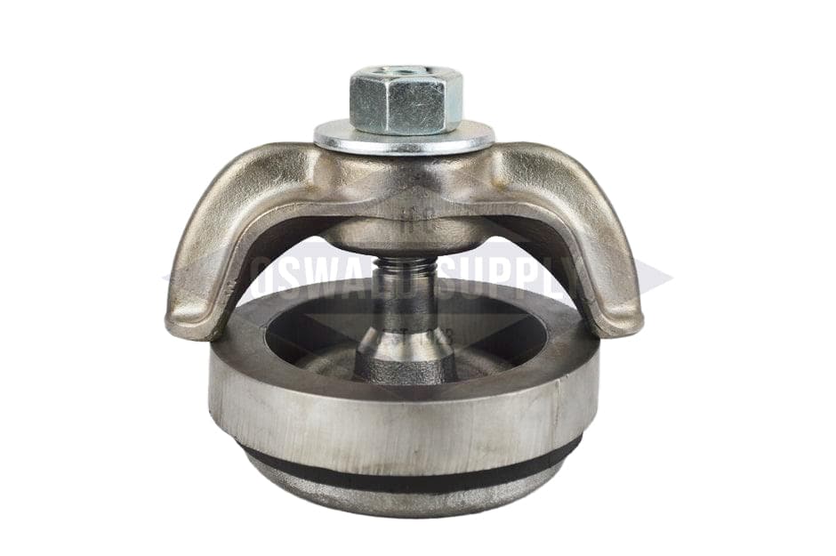 3 X 4, Forged Steel, Integral Bolt, Elliptical, Flat. Handhole Assembly, with Weld Ring. - Image 4