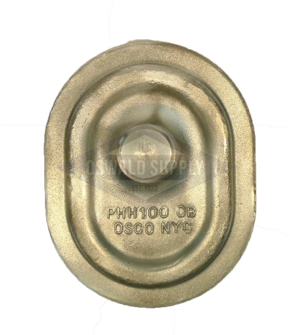 3 X 4, Forged Steel, Obround, Curved 90-120D. Handhole Plate Only - Image 2