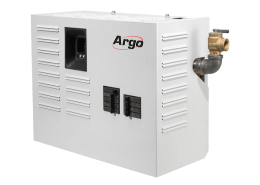 Argo Electric Boiler AT122610C 41,000 BTU, 12KW, 2-Element Series C with Breakers