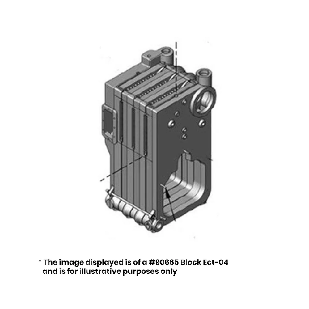 PEERLESS BOILER PART #90665 - BLOCK ECT-04 30# KD