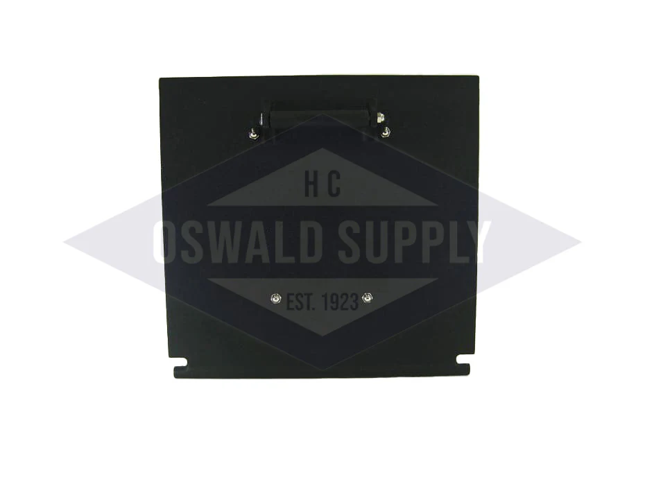 Cast Iron Door Plate, complete with handle and harware, for Sargent HD8N (HS209) Trash Chute Doors. HS206