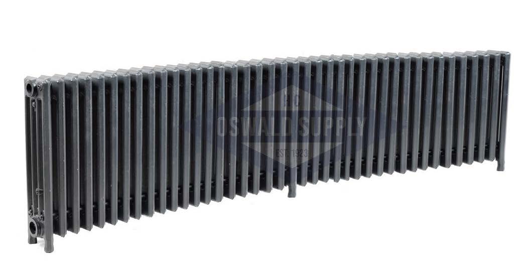 Cast Iron Radiator, Size: 4-7/16" Width x 19" Height x 70" Length - 40 sections Water/Steam Output, Custom Build (Non-Returnable) - Ships in 2-3 Weeks