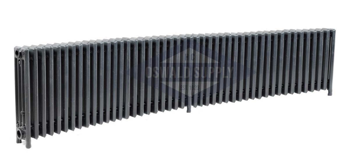 Cast Iron Radiator, Size: 4-7/16" Width x 19" Height x 77" Length - 46 sections Water/Steam Output, Custom Build (Non-Returnable) - Ships in 2-3 Weeks