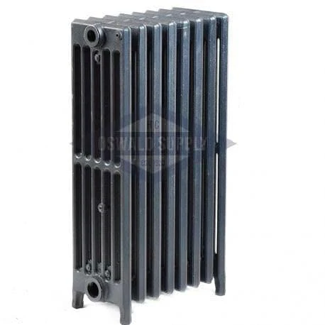 Cast Iron Radiator, Size: 6-15/16" Width x 25" Height x 14" Length - 8 Sections, 6 Tubes, Water/Steam