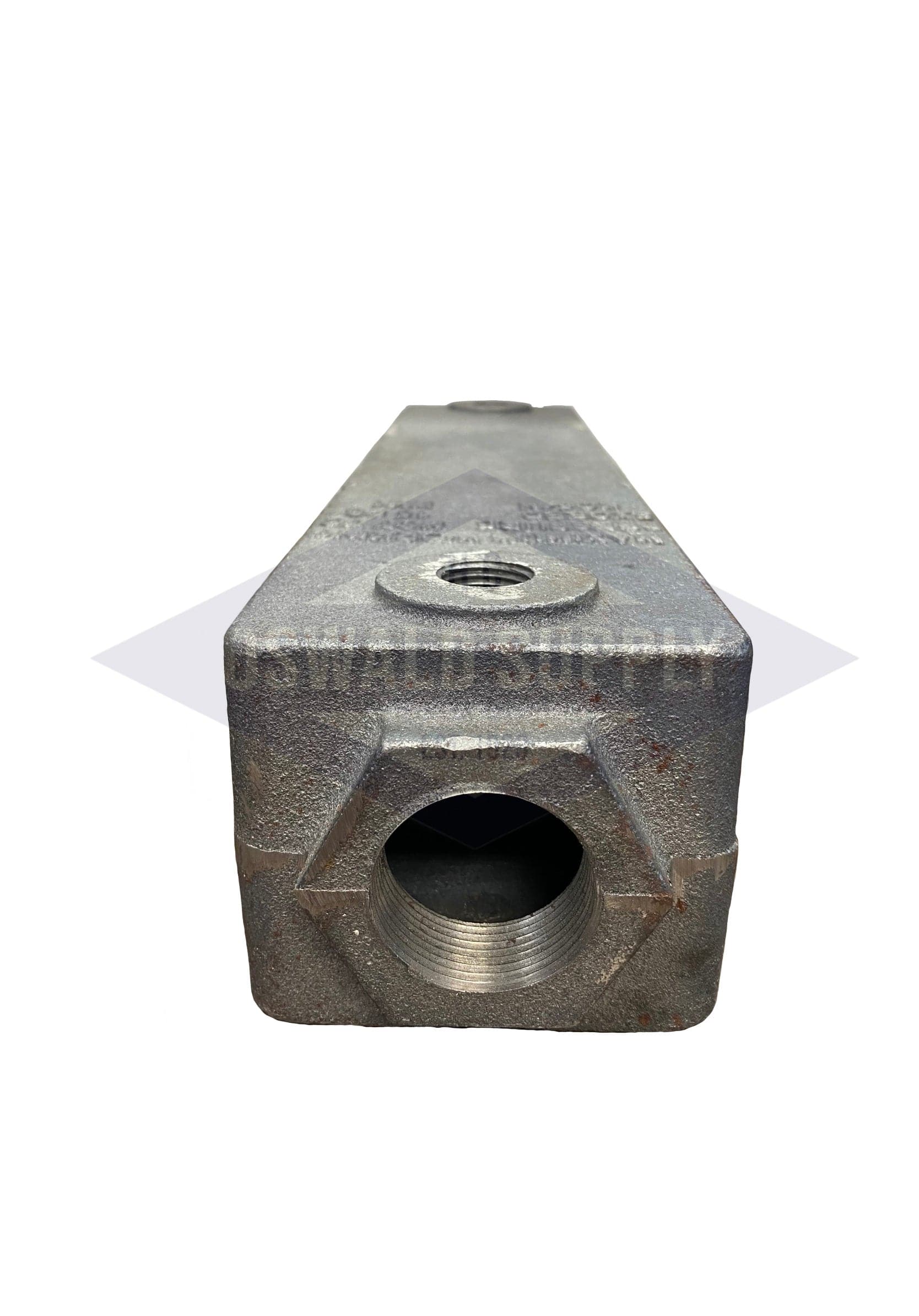 Cast Iron Water Column for Steel Boilers - Designed for low pressure applications (<15 PSI) Dimensions: 16” x 4” x 3-1/4” Tappings: (2) 1-1/4” (5) 1/2” - Image 2