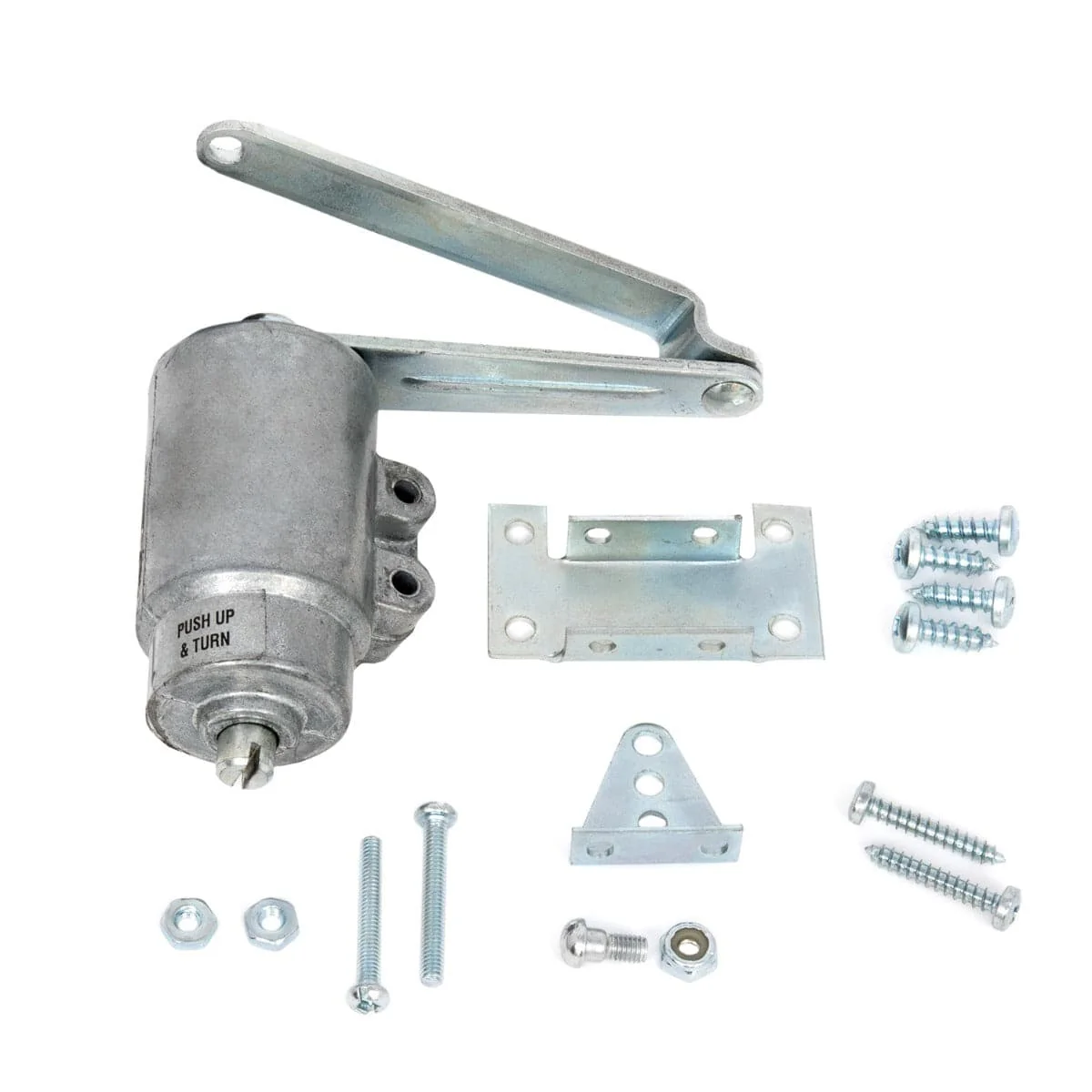 Trash Chute and Linen Chute Door Closer, Oil Filled, Rotary with Arm, Used on Side Hinged Wilkinson doors - Free Ground Shipping