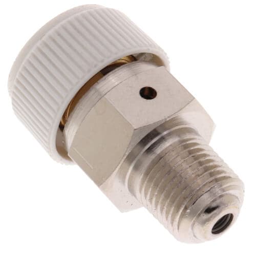 Hoffman 401475 - 1/8" Straight Vent for Water Heating Convector Air Valve, # 508