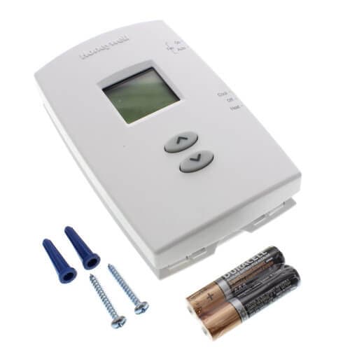 Honeywell #TH1110DV1009, PRO 1000 Non-Programmable, 1H/1C, Vertical Thermostat - Image 4