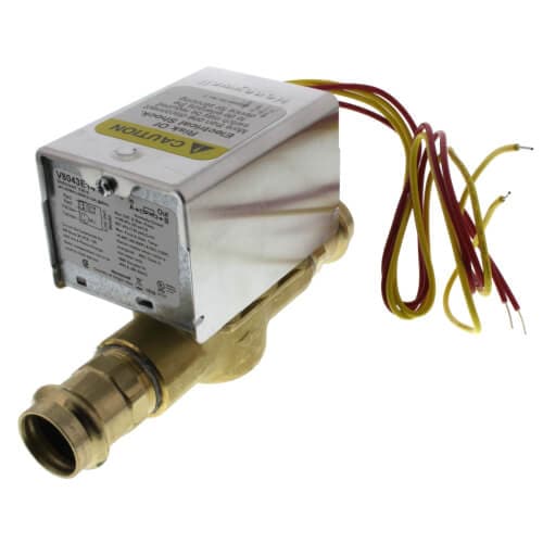 Honeywell #V8043E1412, 3/4" Viega Propress Connection Zone Valve w/ End Switch