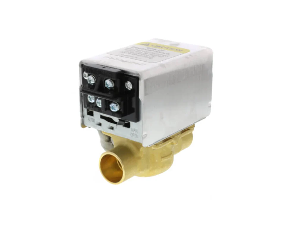Honeywell #V8043F1036, 3/4" Sweat Zone Valve (Connection = Terminal Block)