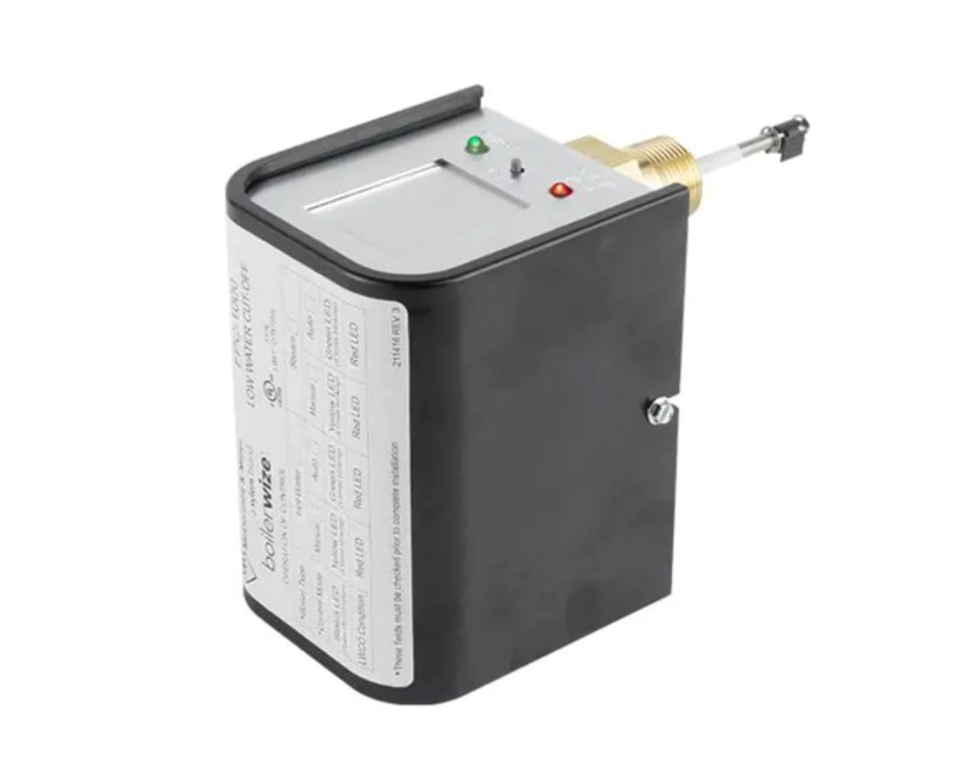 McDonnell Miller FPC-1000-P, boilerwize Electronic Low Water Cut-Off w/ Probe, 24V/120V, Auto/Manual (Steam/Water)