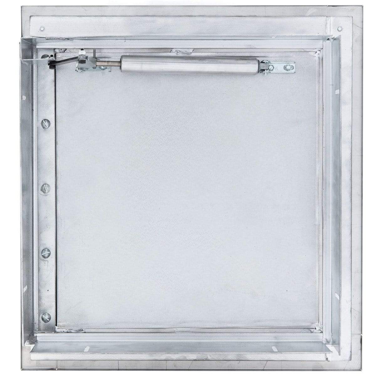 Midland Style Stainless Steel Trash Chute Door - Side Hinged - T Handle - Linen - Standard Trim - Image 7