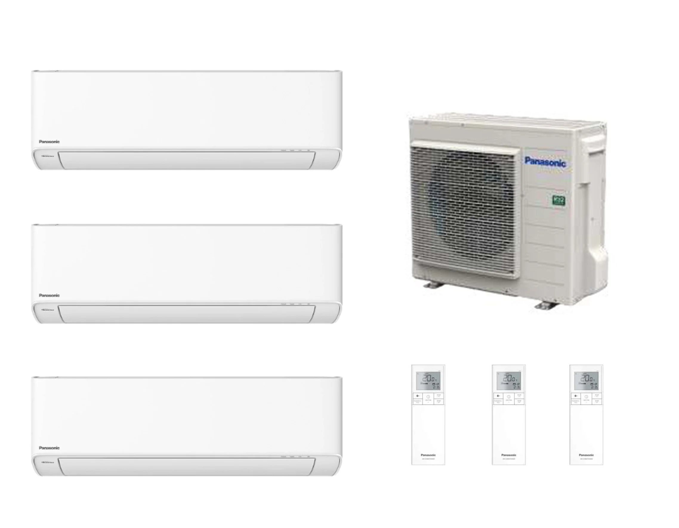 Panasonic Exterios Z Series with Ai Eco - 3 Zone - 22k BTU