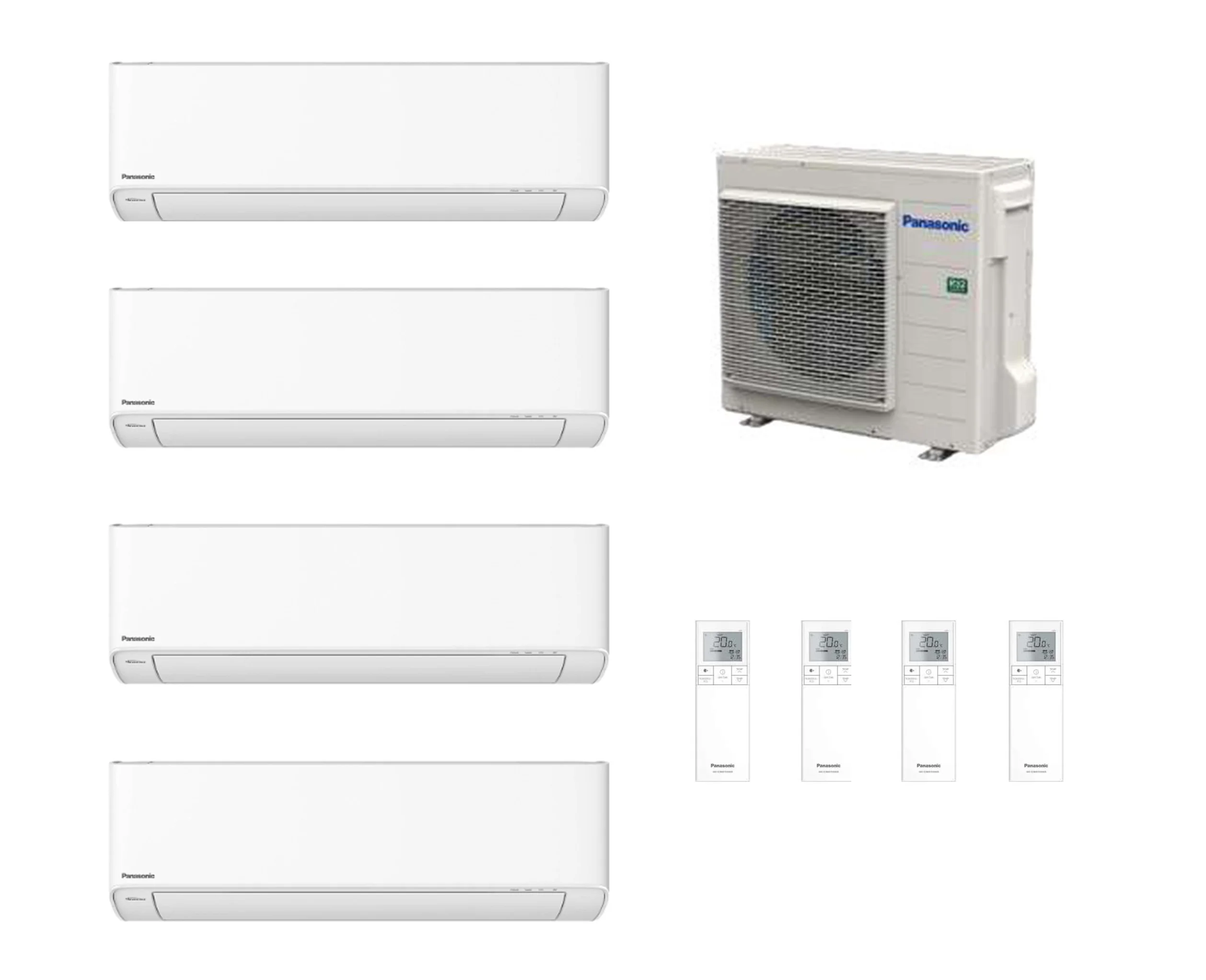 Panasonic Exterios Z Series with Ai Eco - 4 Zone - 24k BTU