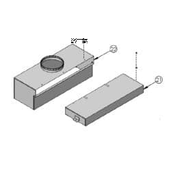 Peerless Boiler Repair Part #50369 - Draft Hood-63-06 Current W/ Reducer