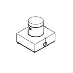 Peerless Boiler Repair Part #99541 - Flue Collector And Damper Assembly