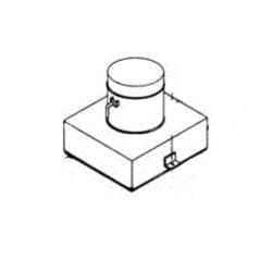 Peerless Boiler Repair Part #99543 - Flue Collector And Damper Assembly