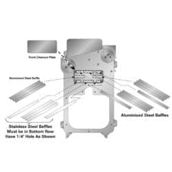 Peerless Boiler Repair Part #Lc1023 - Baffle Lc-04 Ctn (Vendor)