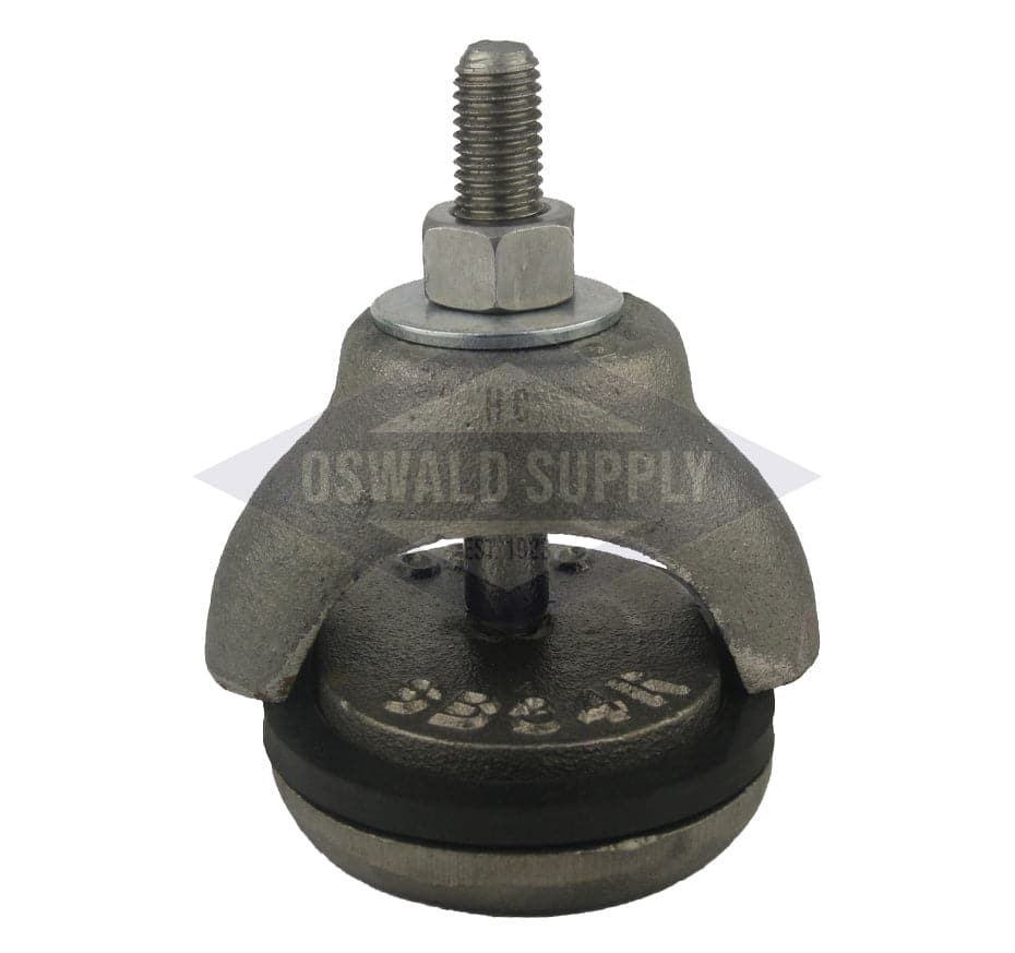 (PHH1SP) 3 X 4, Obround, Cast Iron, Solid Bolt, Flat, "SB34R". Handhole Assembly, Less Ring. - Image 2