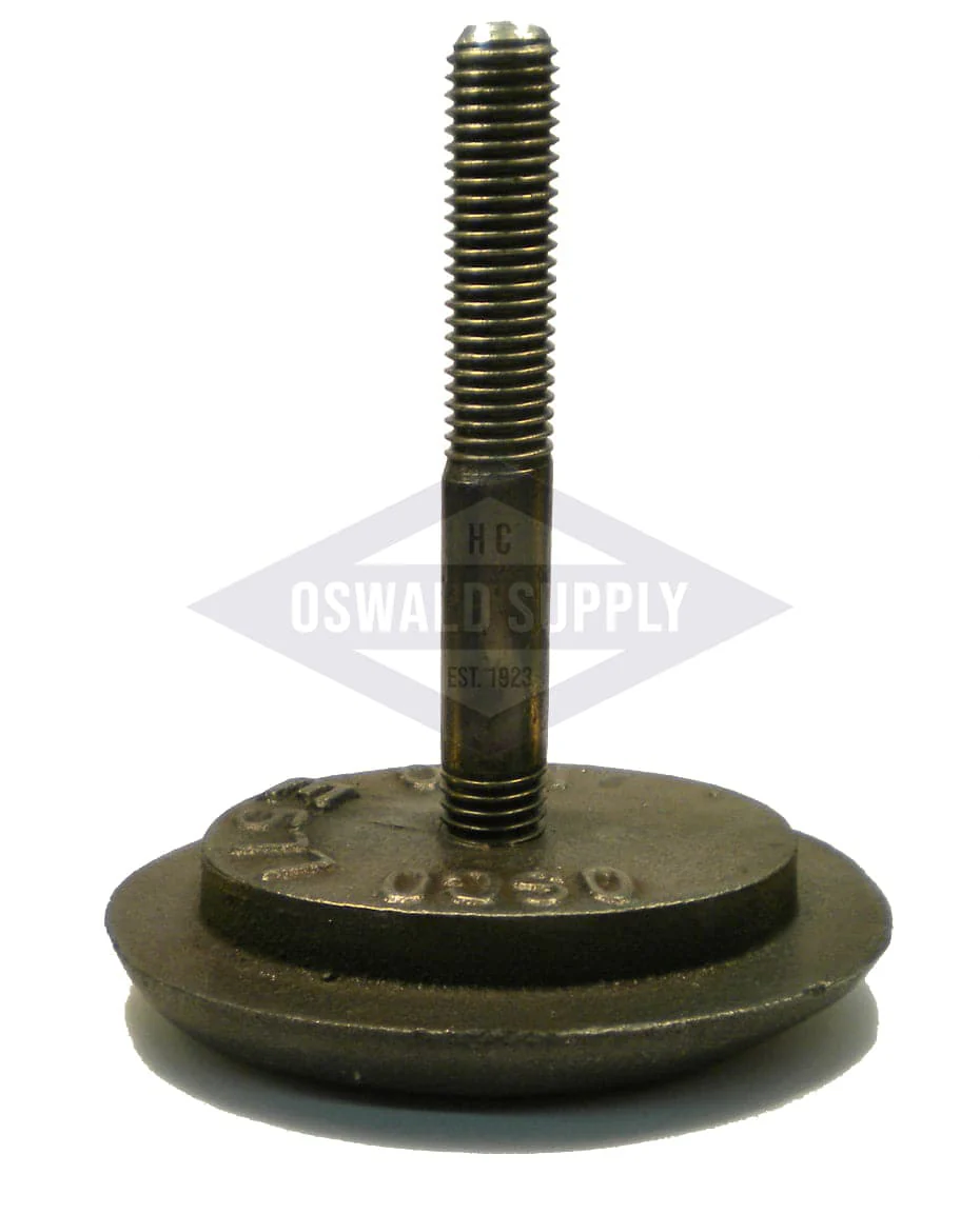 (PHH23E) International Boiler Handhole Plate Only. 2-1/2X3-1/2 Elliptical, Flat, Cast Iron, Solid Bolt "577"