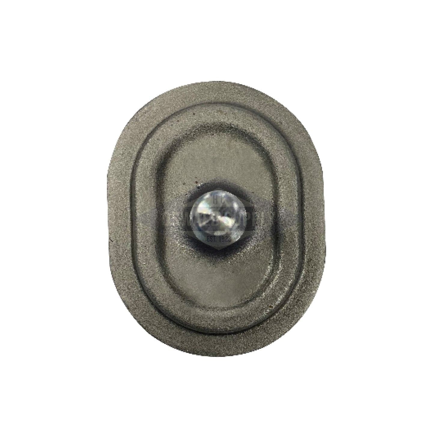 (PHH4B) Boiler Handhole Plate Only. 3-1/4" X 4-1/2" Obround, Curved, 60" Diameter (CB 104-460) - Image 2