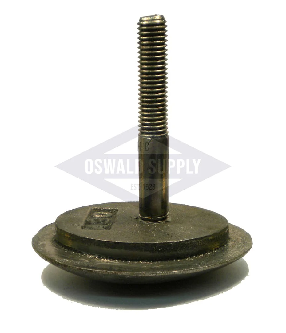 (PHHA30) Ames and Cyclotherm Boiler Handhole Plate Only. 2-5/8 X 3-5/8, Elliptical, Cast Iron, Solid Bolt, Flat "A30" - Image 3