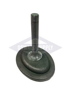 (PHHJ84) Johnston Boiler Handhole Plate Only. 3 1/4 x 5 Elliptical, Steel, Solid Bolt, Curved 42R (84" Diameter) boiler shell
