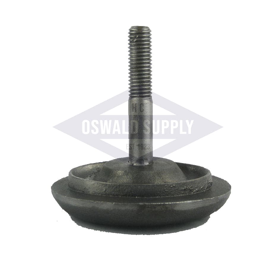 (PHHOS4003) O&S Powermaster Boiler Handhole Plate Only. 2-3/4 X 3-3/4, Elliptical, Cast Iron, Curved, Solid Bolt, "321004003"