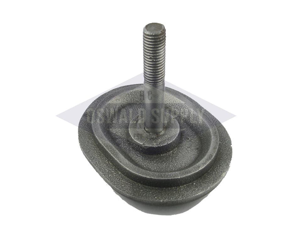 (PHHOS4013) O&S Powermaster Boiler Handhole Plate Only. 3-3/8 X 4-3/8, Obround, Cast Iron, Curved, Solid Bolt, "321004013"