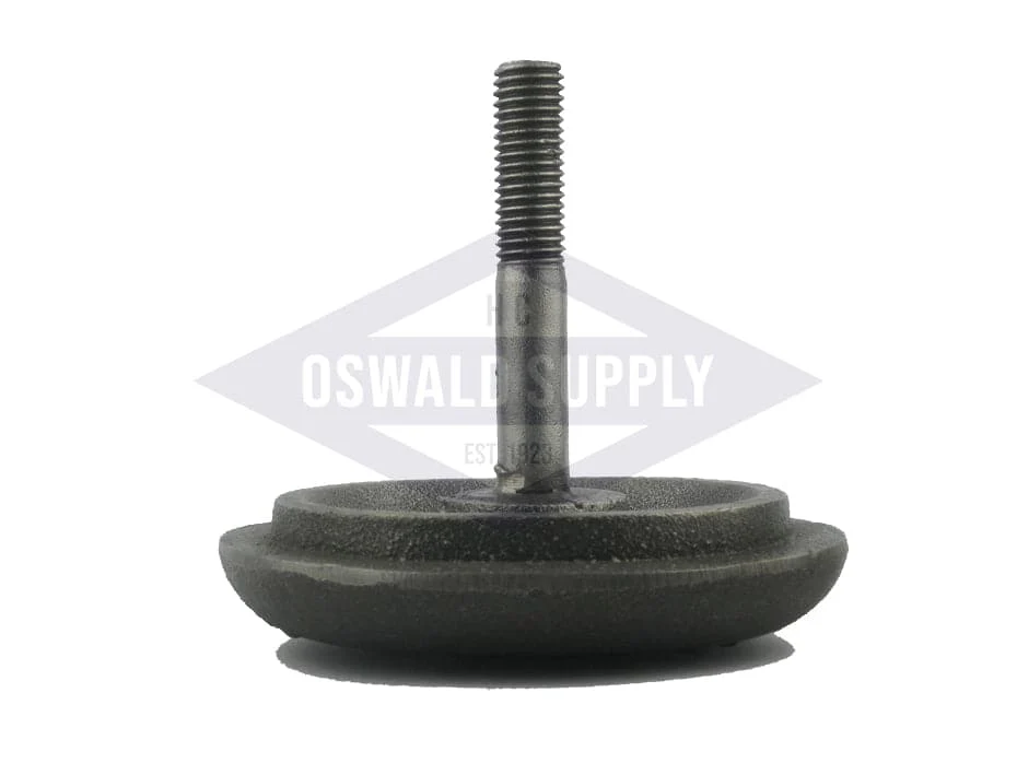 (PHHOS4013) O&S Powermaster Boiler Handhole Plate Only. 3-3/8 X 4-3/8, Obround, Cast Iron, Curved, Solid Bolt, "321004013" - Image 2