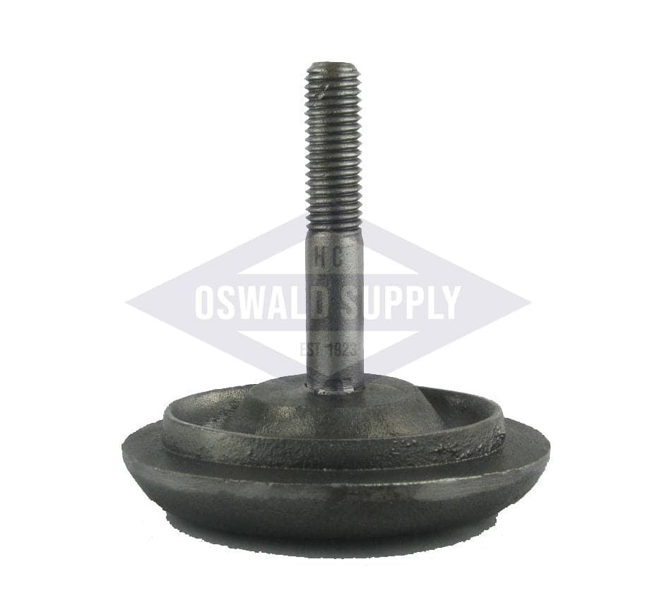 (PHHOS4021) O&S Powermaster Boiler Handhole Plate Only. 2-3/4 X 3-3/4, Elliptical, Cast Iron, Curved, Solid Bolt, "321004021" - Image 3