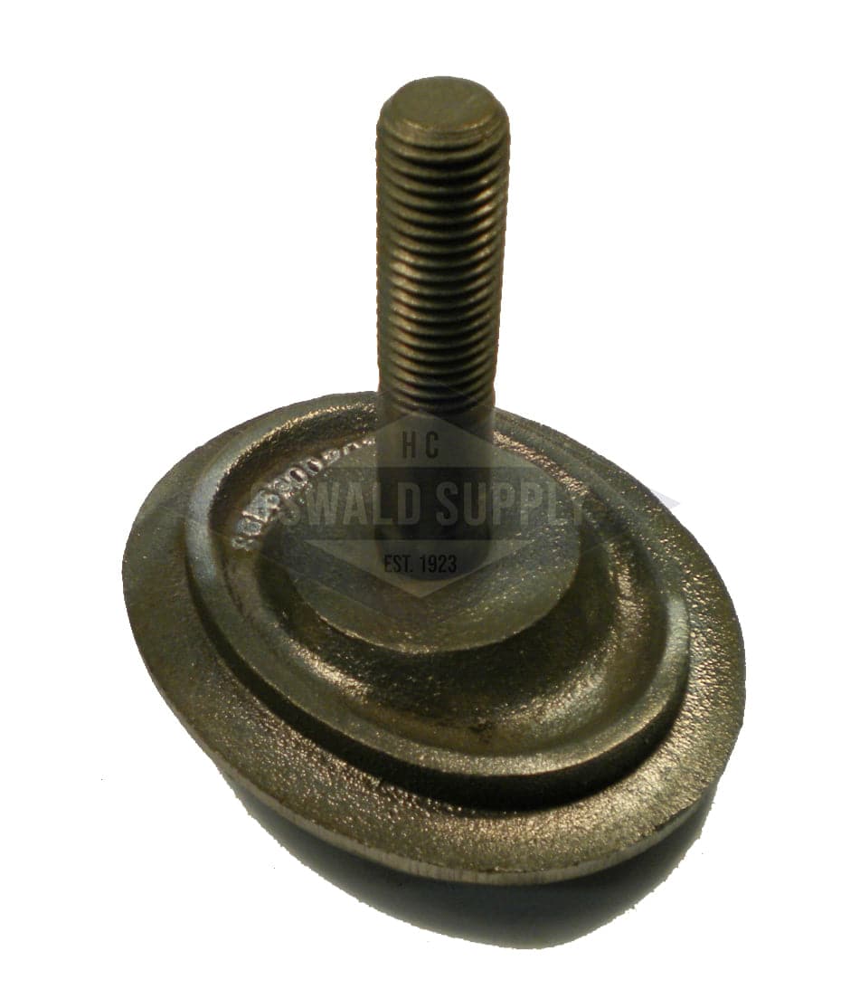 (PHHPM202A) O&S Powermaster Boiler Handhole Plate Only. 3-1/2 X 4-1/2, Elliptical, Cast Iron, Curved, Solid Bolt, "SGE5300202A"