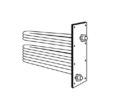 Richmond-Rheem-Rudd Tankless Coil for Richmond-RWA, H-WFD-R-RW-PR Series Boilers, 5-1/4" X 15-1/2", 10 BH (RO-X)