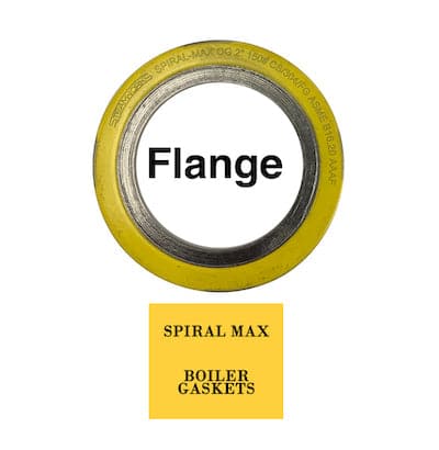 SPIRAL-MAX 150# ASME B16.20, CS/304/FG, Yellow/Gray (10-Pack) - Image 2