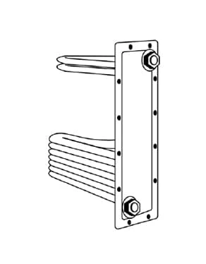 Thatcher Tankless Coil for 56 Boiler Series, 7-3/4" X 19", 14 BH (56-X)