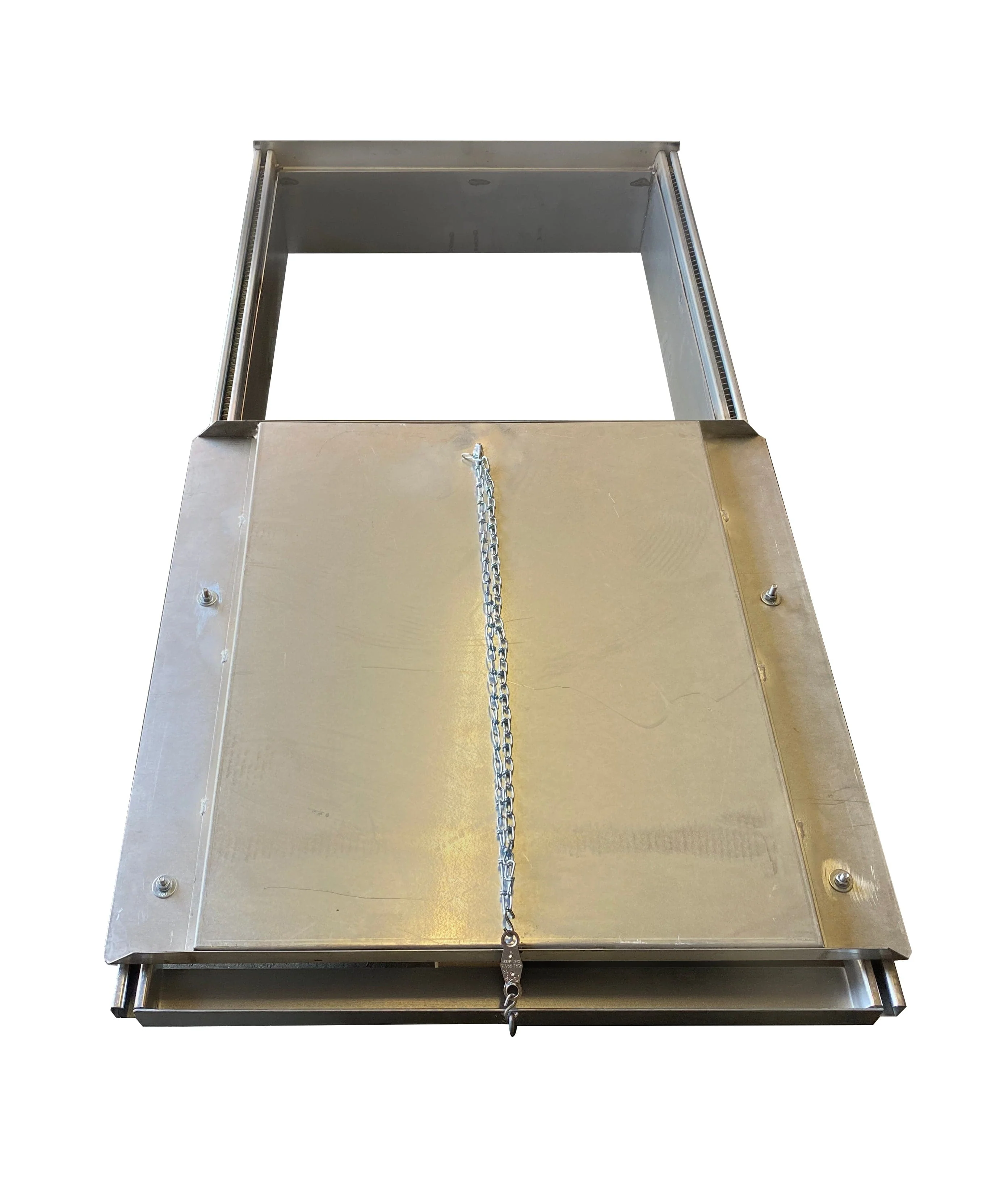 Trash Chute Discharge Door - Square 24" - Midland Style - Gravity Rolling, #HF824SG - Image 3