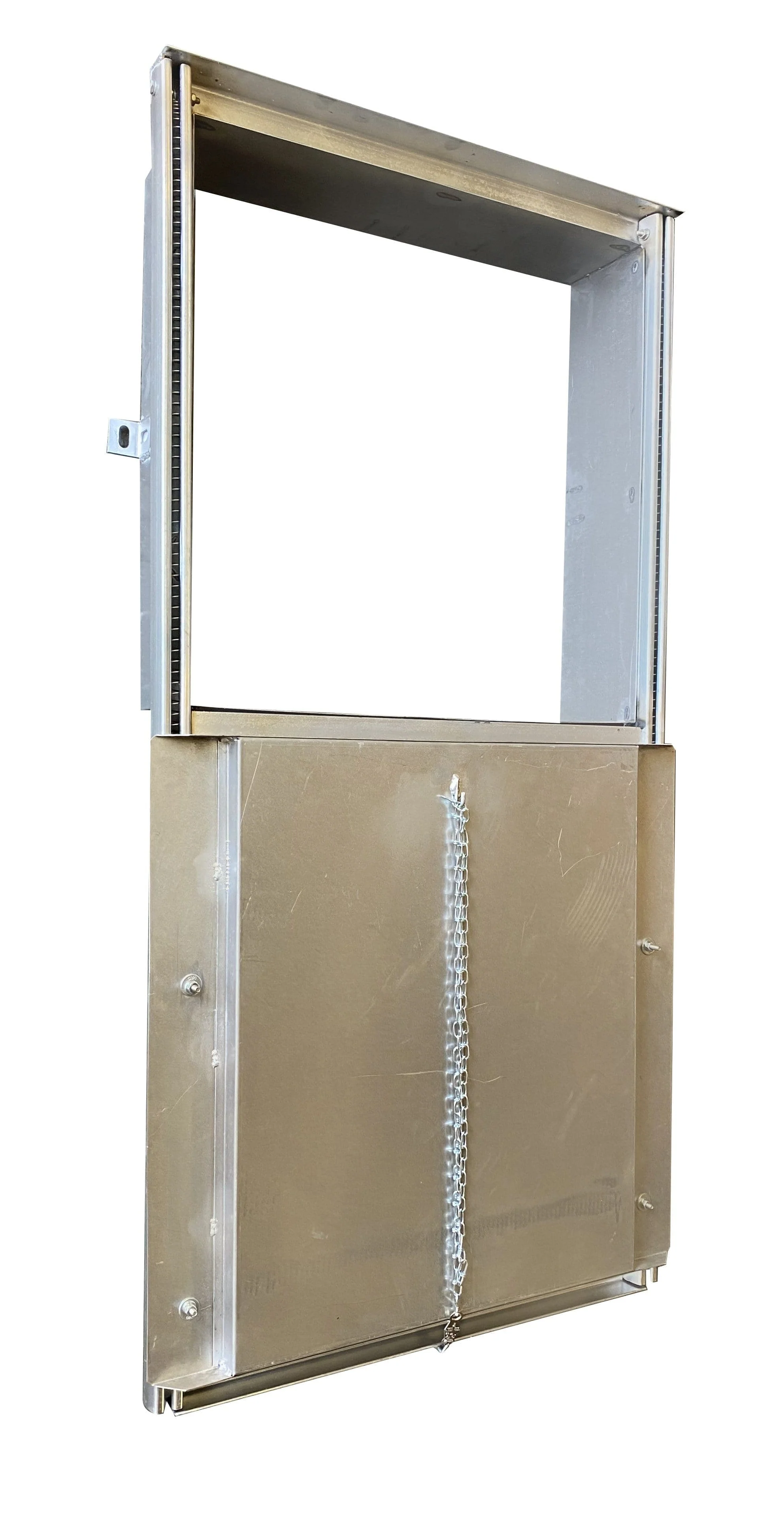 Trash Chute Discharge Door - Square 36" - Spring Loaded - Midland Style #HF836SS