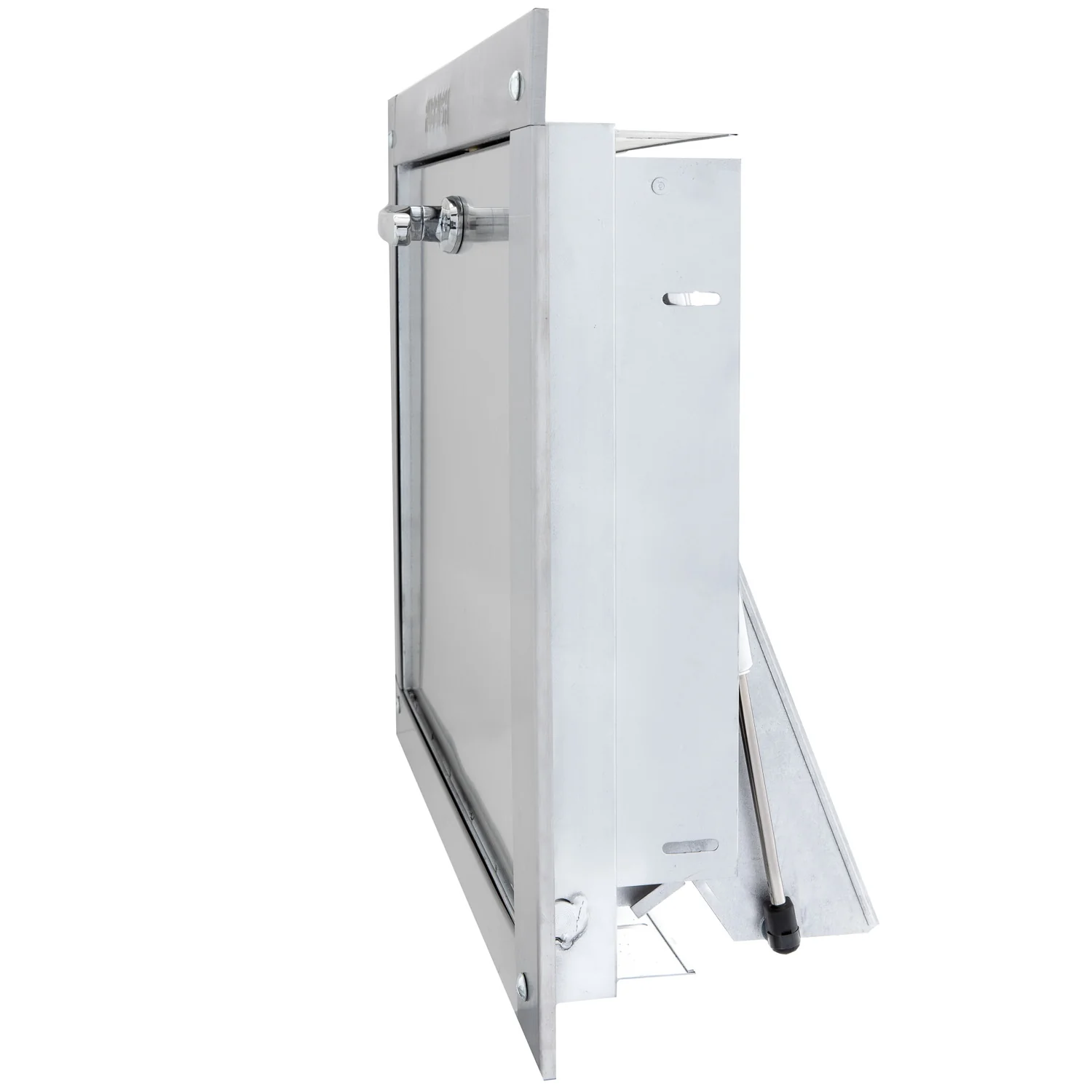 Universal Stainless Steel Trash Chute Door - Bottom Hinged - ADA Compliant - Rubbish - Standard Trim - Image 18