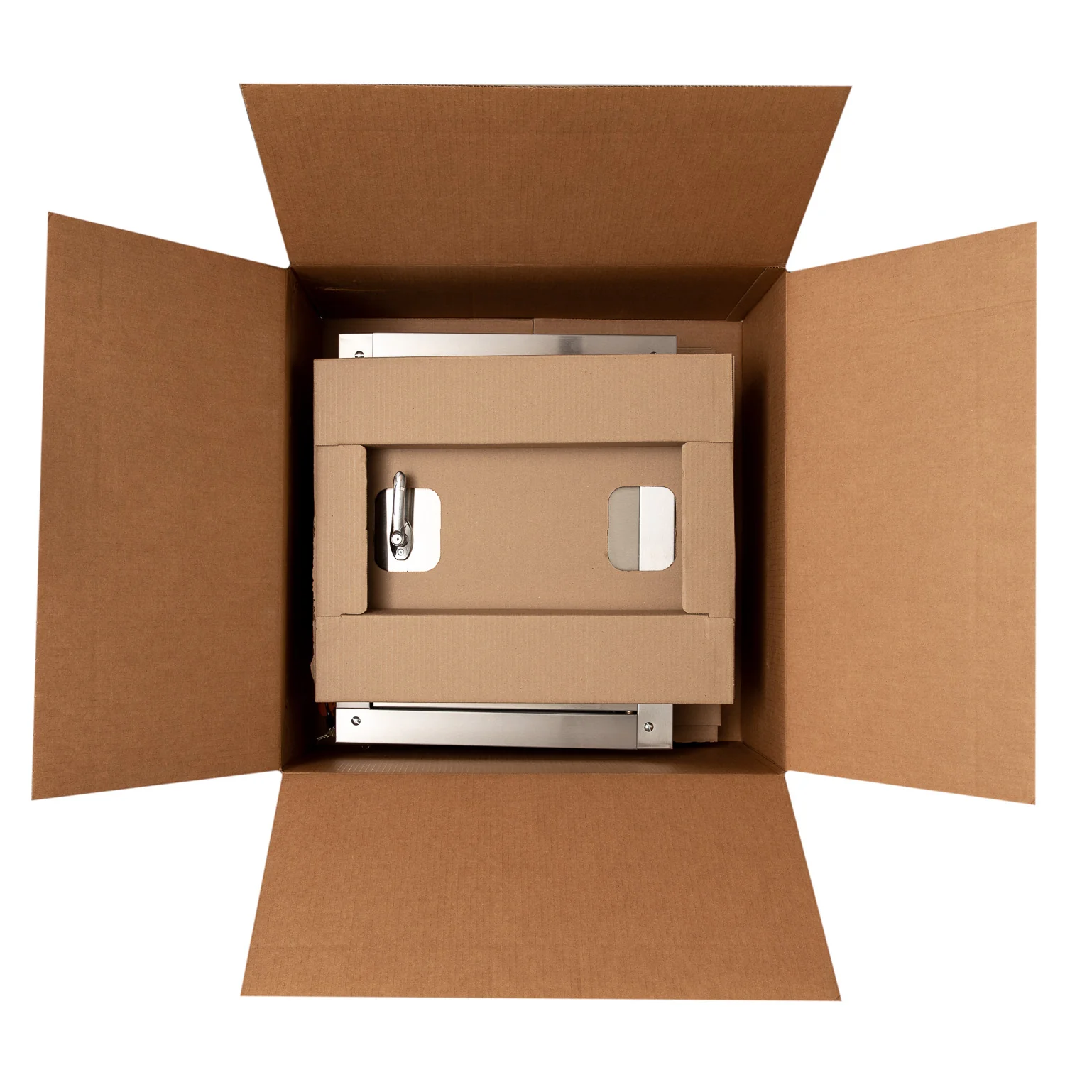 Universal Stainless Steel Trash Chute Door - Bottom Hinged - ADA Compliant - Rubbish - Standard Trim - Image 22