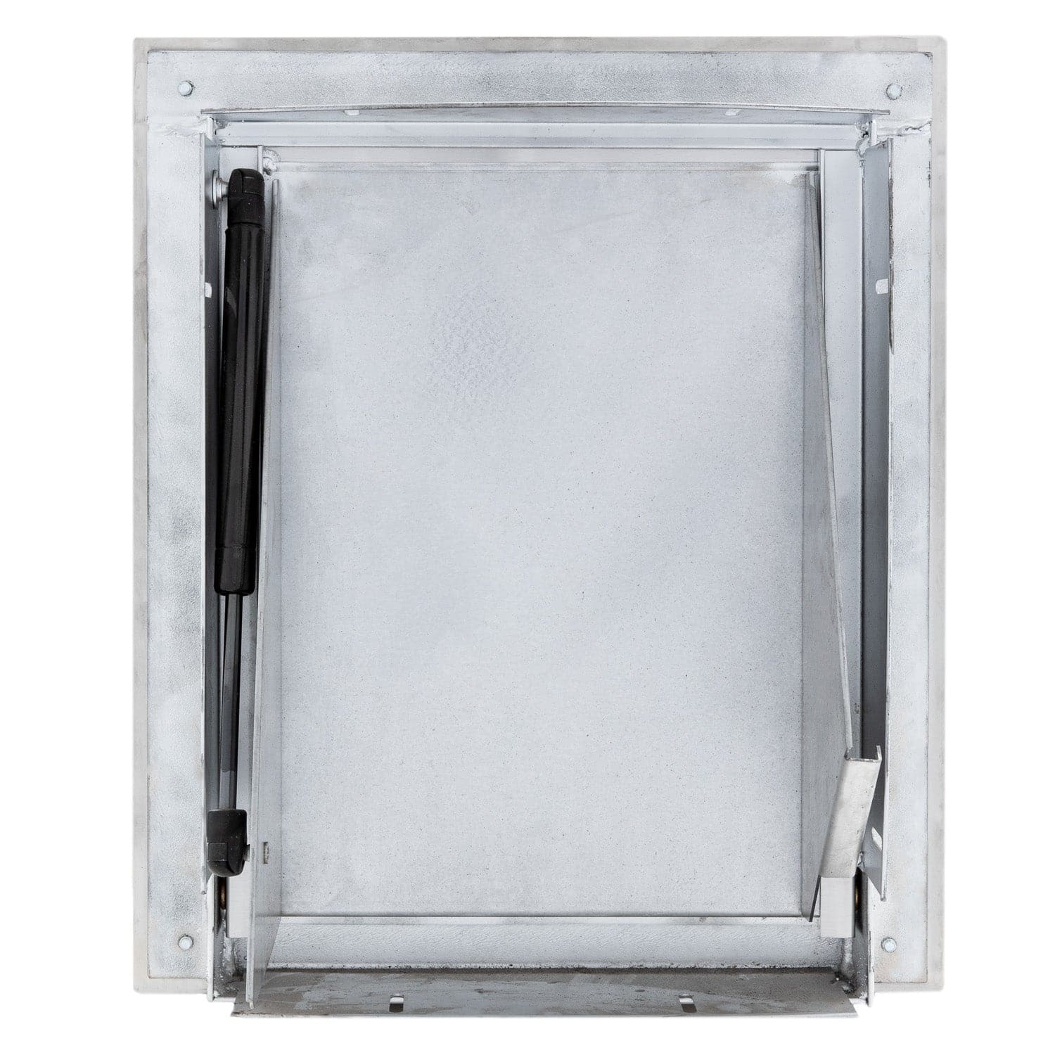 Universal Stainless Steel Trash Chute Door - Bottom Hinged - T Handle - Rubbish - Standard Trim - Image 17