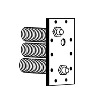 Weil Mclain Boiler T Coil for CGT-Gas Boilers - 5-1/2" X 13-1/2-" - 10 BH (CGT-8)