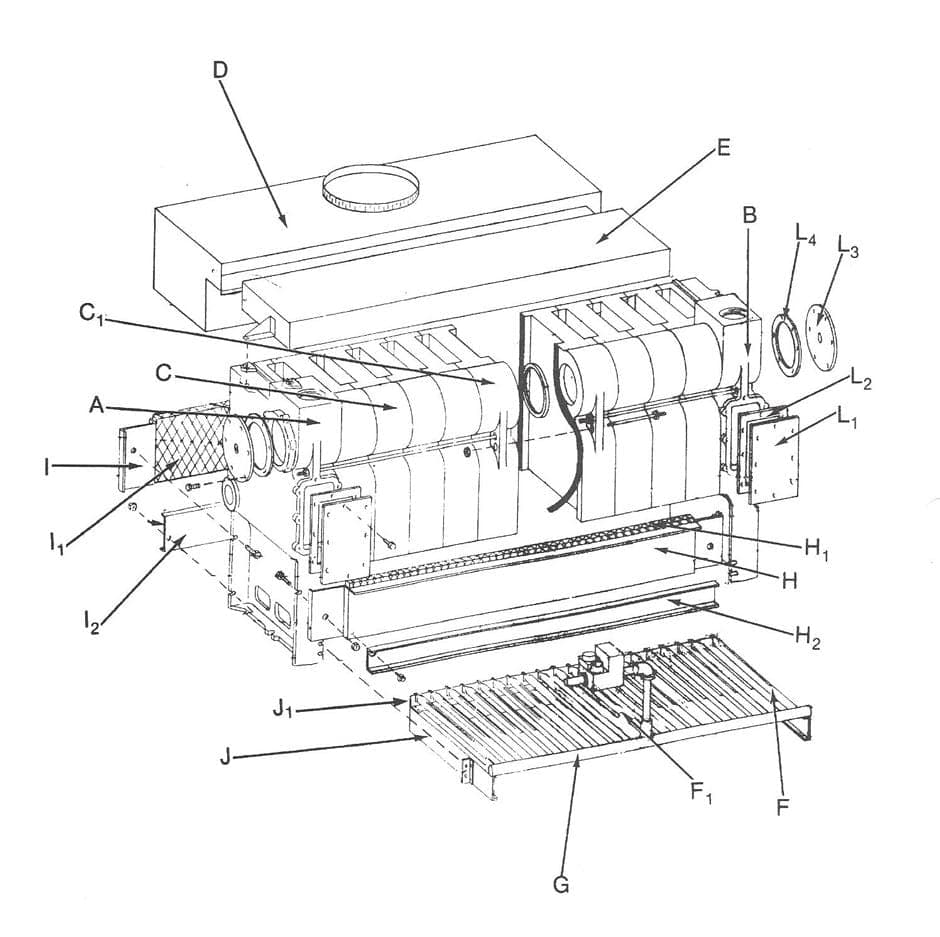 Weil McLain EG/EGH Series - Center Section 311-800-010